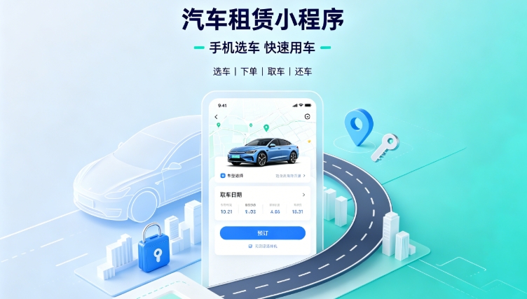 自营汽车租赁小程序定制开发深度案例｜金沙城js9线路检测中心租车行业数字化私域转型解决方案